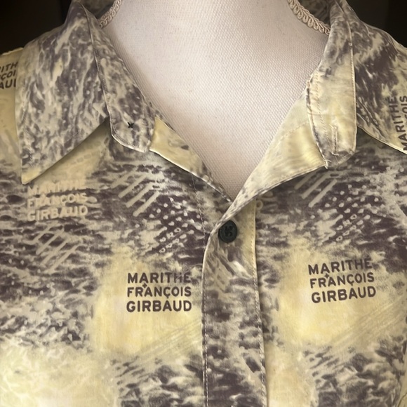 Marithe Francois Gurbaud mens button down shirt. Excellent condition XXL luxury - Picture 6 of 12